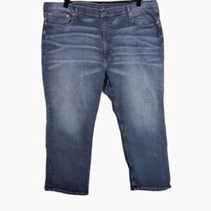 Levi’s 559 Relaxed Straight Jeans Men’s 50x30 Blue Denim Stretch Big Tall